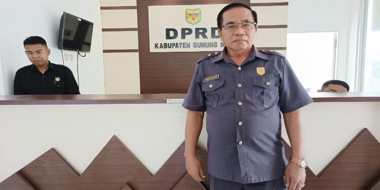 Ketua DPRD Kabupaten Gumas, Akerman Sahidar.