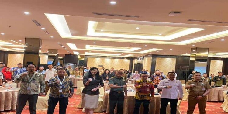 FOTO: MATAKALTENG - Jajaran Badan Kesbangpol Kalteng, saat mengikuti Rapat Koordinasi Nasional Tim Terpadu Penanganan Konflik Sosial (PKS) Tahun 2023.