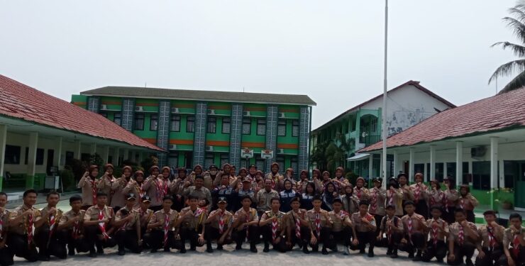 FOTO : KWARAN/MATA KALTENG - Silaturrahmi Anggota Pramuka di MAN Kotim.