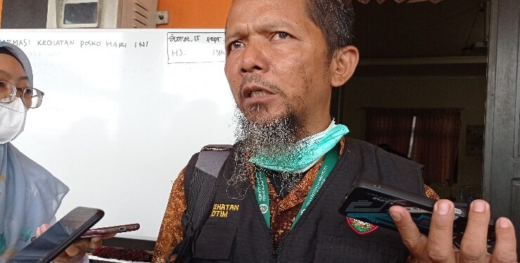 Kepala Bidang Bidang Pencegahan dan Pengendalian Penyakit Dinkes Kotim, Nugroho Kuncoro Yudho. 