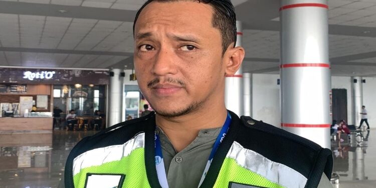 FOTO: RZL/MATAKALTENG - Eksekutif General Manajer Angkasa Pura II Palangka Raya, Ardha Wulinagara.
