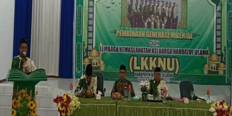 FOTO: MATAKALTENG - Pembinaan generasi milenial oleh LKKNU Kabupaten Barsel.
