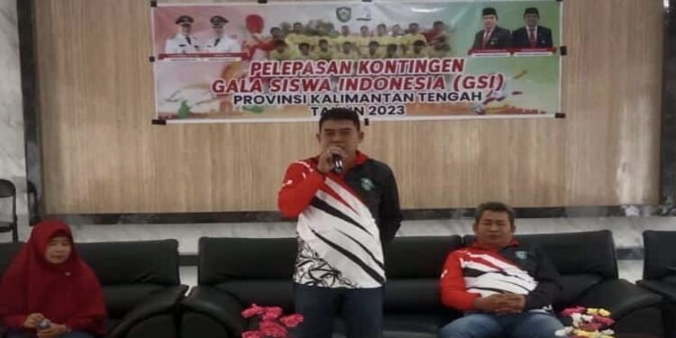 FOTO: DISDIK/MATA KALTENG - Pelepasan Kontingen GSI asal Kotim, Minggu 15 Oktober 2023.