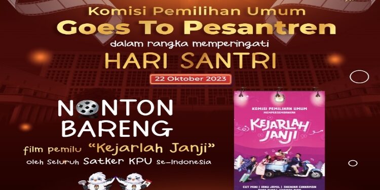 FOTO: KPU/MATA KALTENG - KPU Goes To Pesantren dalam rangka Hari Santri Nasional.