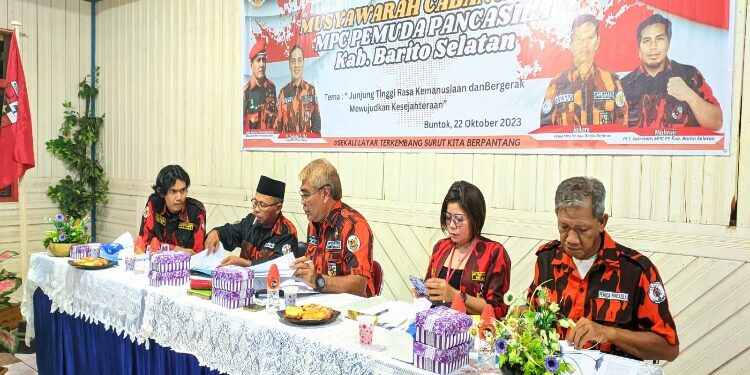 FOTO: TAUFIK/MATAKALTENG - Muscab MPC-PP Barsel.