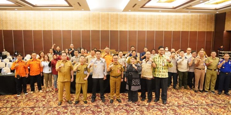 FOTO: MATAKALTENG - Rapat Koordinasi (Rakor) Kerjasama Antar Lembaga dan Kemitraan dalam Penanggulangan Bencana Tahun 2023.