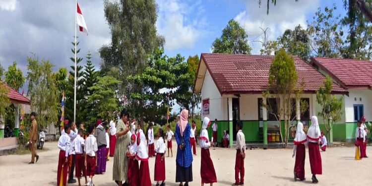 FOTO: DOK/MATA KALTENG - Suasana di SDN 3 Sawahan, Sampit, Kotim.