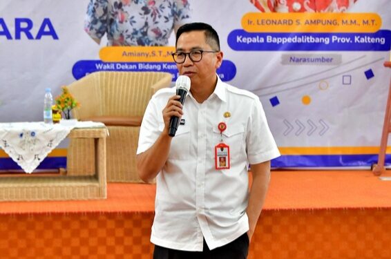 FOTO: MATAKALTENG - Kepala Bappedalitbang Kalteng, Leonard S Ampung.