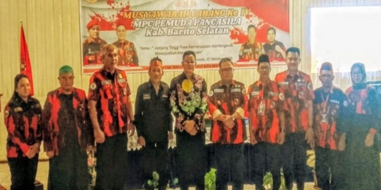 FOTO: MATAKALTENG - Muscab Pemuda Pancasila Barito Selatan.