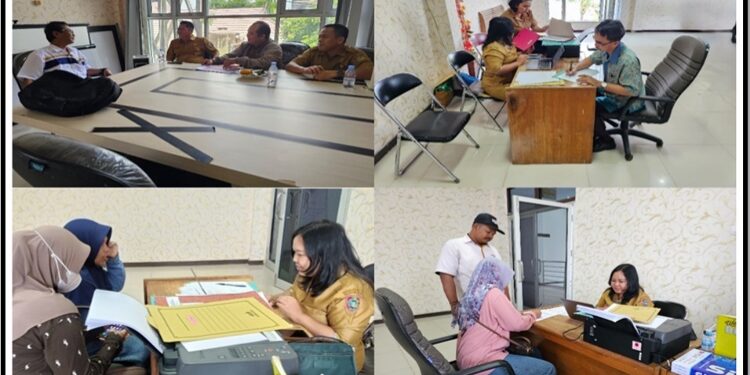 FOTO: MATAKALTENG - Suasana Layanan Perijinan On Site pada Sektor ESDM, Perhubungan dan Pariwisata.