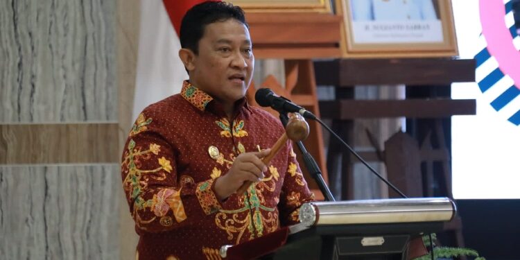 FOTO: MATAKALTENG - Wagub Edy Pratowo Buka Workshop Evaluasi Keuangan dan Pembangunan Desa Tahun 2023.
