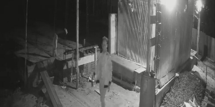 FOTO: IST/MATA KALTENG – Aksi maling saat membobol rumah warga terekam kamera CCTV di Tidar II, Baamang, Kotim.