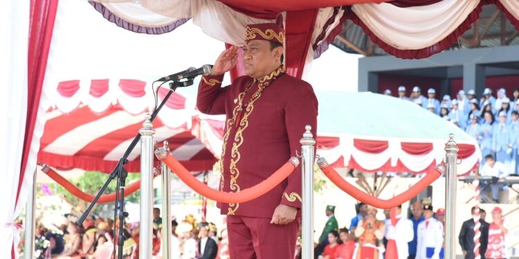 FOTO: IST/MATAKALTENG - Wagub Edy Pratowo Pimpin Upacara Peringatan Hari Sumpah Pemuda ke 95.