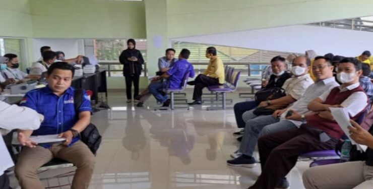 FOTO : DOK/MATA KALTENG - Tes kesehatan bacaleg Kotim di RSUD dr Murjani belum lama ini.