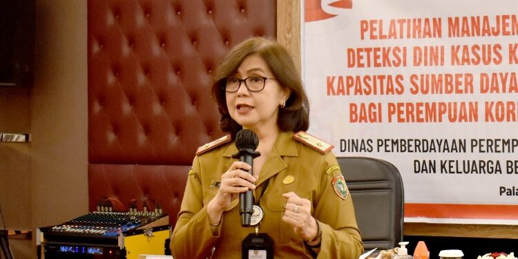 Kepala P3APPKB Kalteng, Linae Victoria.