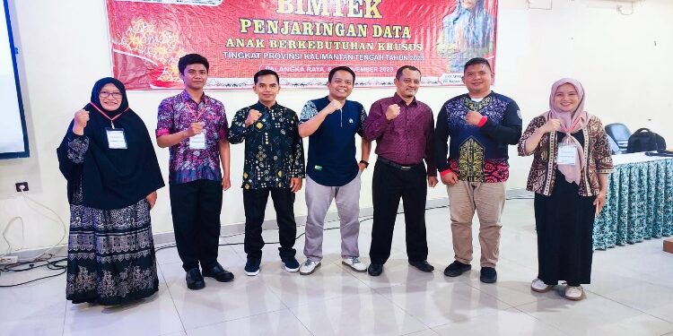 FOTO:DISDIK/MATA KALTENG - Bimtek Penjaringan Data ABK di tingkat Provinsi Kalteng.