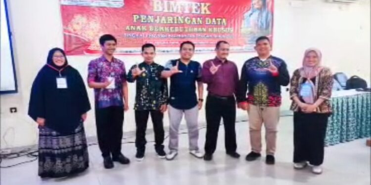 FOTO: DISDIK/MATA KALTENG - Bimtek Penjaringan Data ABK di tingkat Provinsi Kalteng.