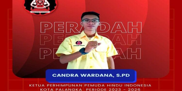 FOTO: MATAKALTENG - Ketua DPK Peradah Kota Palangka Raya, Candra Wardana.