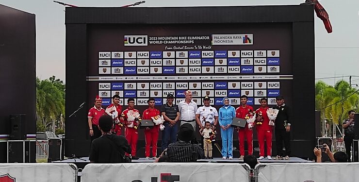 Peresmian Sirkuit MTB CITY SG 1973 yang terletak di kawasan Komplek Stadion Tuah Pahoe Palangka Raya.