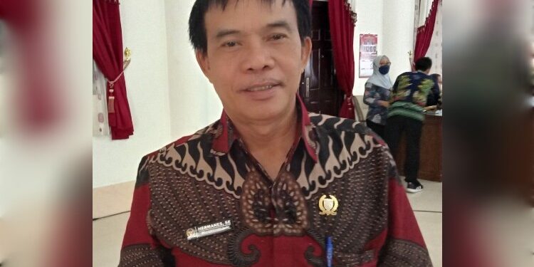 FOTO: MATAKALTENG - Ketua komisi III DPRD Barsel, Hermanes.