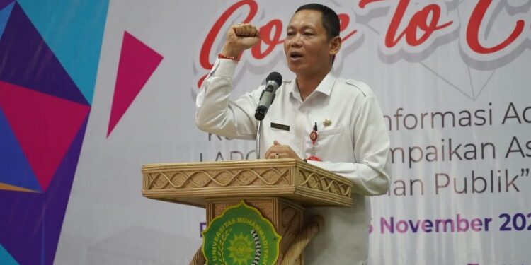 FOTO: MATAKALTENG - Staf Ahli Gubernur Kalimantan Tengah (Kalteng) Bidang Ekonomi, Keuangan dan Pembangunan, Yuas Elko.