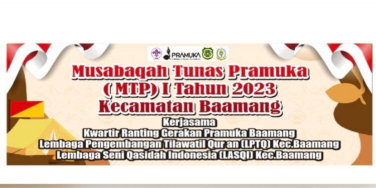 FOTO: IST/MATA KALTENG - Musabaqah Tunas Pramuka yang diselenggarakan DKR Baamang.
