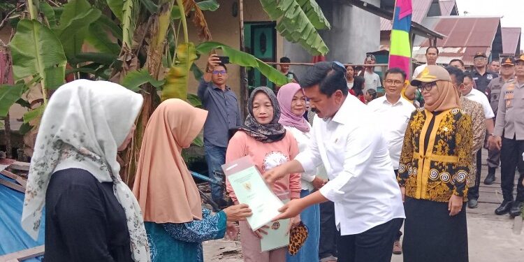 FOTO: MATAKALTENG - Menteri Agraria dan Tata Ruang/Badan Pertanahan Nasional (ATR/BPN), Marsekal TNI (Purn) Hadi Tjahjanto.