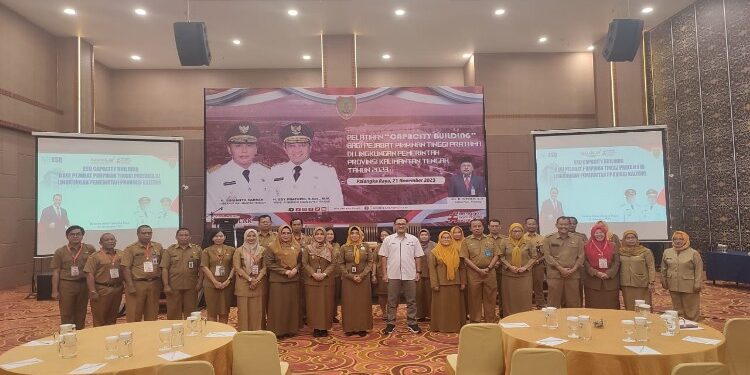 FOTO: MATAKALTENG - Pelatihan Capacity Building Bagi Pejabat Pimpinan Tinggi Pratama di Lingkungan Pemprov Kalteng Tahun 2023.