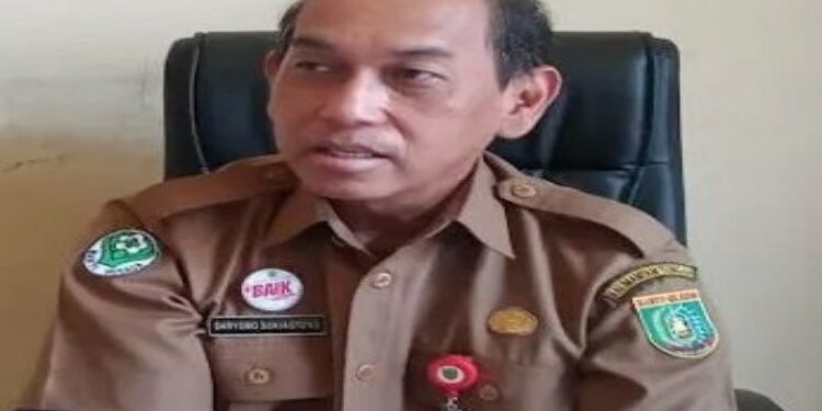 FOTO: MATAKALTENG - Kepala Dinkes Barsel, drg Daryomo Sukiastono.