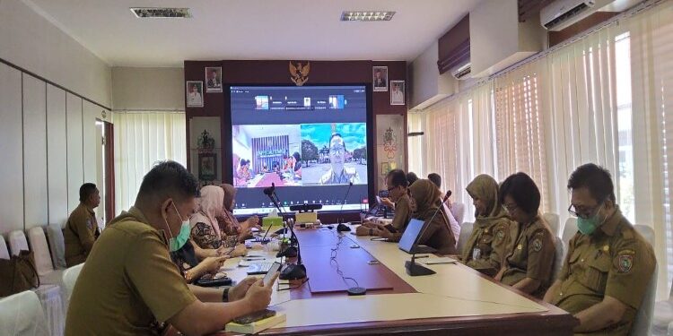 FOTO: MATAKALTENG - Reviu Program Bangga Kencana dan Percepatan Penurunan Stunting Provinsi Kalimantan Tengah Tahun 2023.