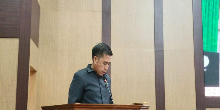 FOTO : ANR/MATAKALTENG - Juru bicara fraksi Golkar, Tony Yosepta.