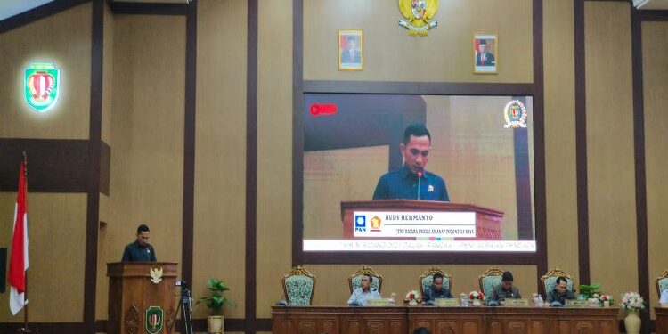 FOTO : ANR/MATAKALTENG - Juru Bicara Fraksi PAN DPRD Katingan, Budy Hermanto.