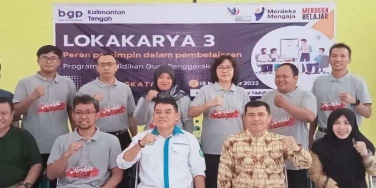 FOTO: DISDIK/MATA KALTENG - Lokakarya 3 yang diikuti sejumlah guru di Disdik Kotim.