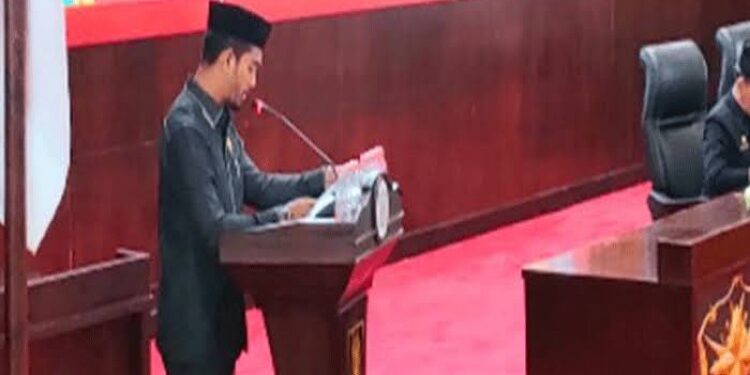 FOTO: MATAKALTENG - Juru bicara fraksi Partai NasDem, H Fahriadi.