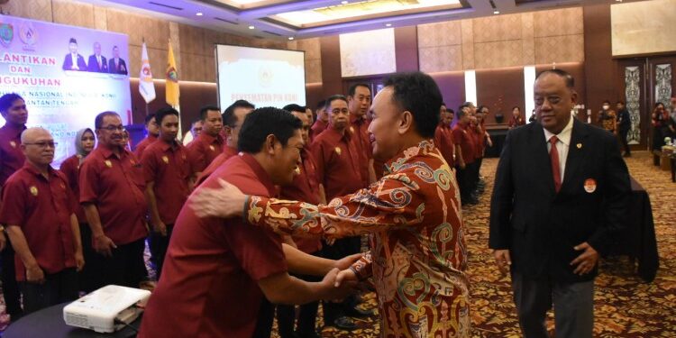 FOTO: MATAKALTENG - Gubernur Hadiri Pelantikan Pengurus KONI Kalteng.