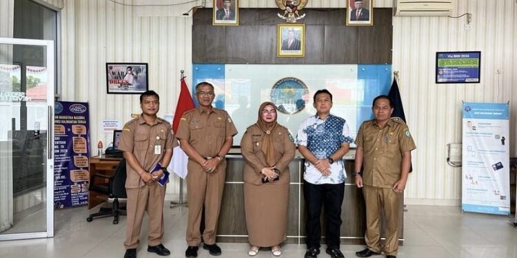 FOTO:IST/MATA KALTENG - Pemerintah Kotim saat berkoordinasi dengan BNNP Kalteng, 28 November 2023.