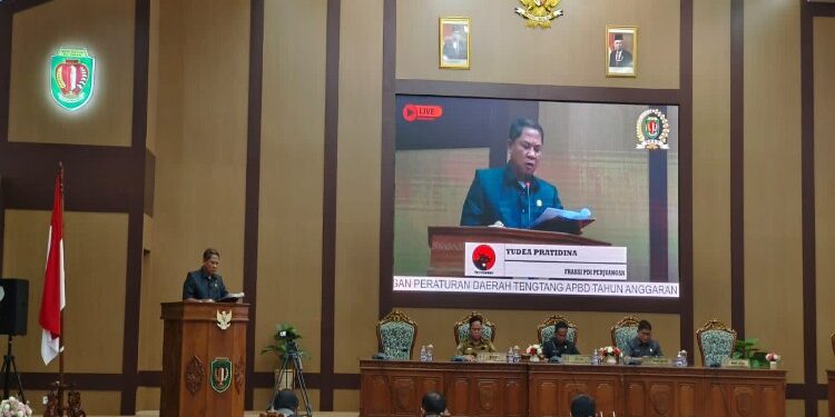 FOTO : ANR/MATAKALTENG - Juru bicara Fraksi PDI Perjuangan DPRD Katingan, Yudea Pratidina.