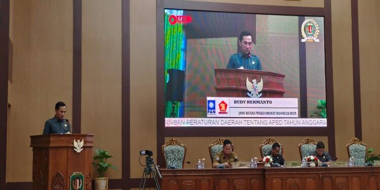 FOTO : ANR/MATAKALTENG - Juru bicara Fraksi PAN DPRD Katingan, Budy Hermanto.
