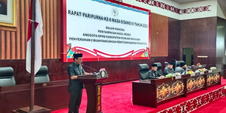 FOTO: MATAKALTENG - juru bicara Daerah Pemilihan (Dapil) I yang meliputi Kecamatan Murung dan Kecamatan Tanah Siang Selatan yakni M. Nujhan.