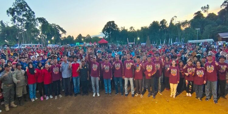 FOTO: MATAKALTENG - Kemah Bakti Eksekutif, Legislatif dan Yudikatif (ELY), Instansi Vertikal dan dunia usaha tingkat Kabupaten Murung Raya 2023.