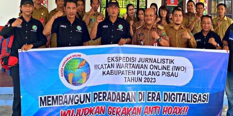 FOTO: MATAKALTENG - Ekspedisi jurnalistik IWO Pulang Pisau.