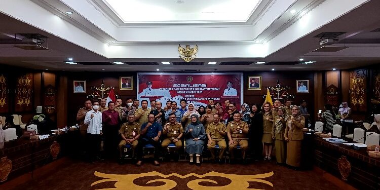FOTO: MATAKALTENG - Sosialisasi Peraturan Daerah Provinsi Kalimantan Tengah Nomor 4 Tahun 2023 tentang Pendidikan Pancasila dan Wawasan Kebangsaan Tahun 2023.