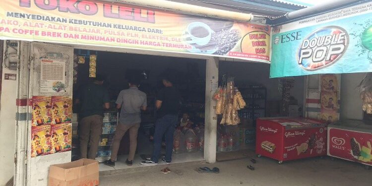 FOTO: DOK/MATA KALTENG - Lokasi tempat terduga pelaku melakukan pencurian kotak amal, Jumat, 15 Desember 2023 siang.