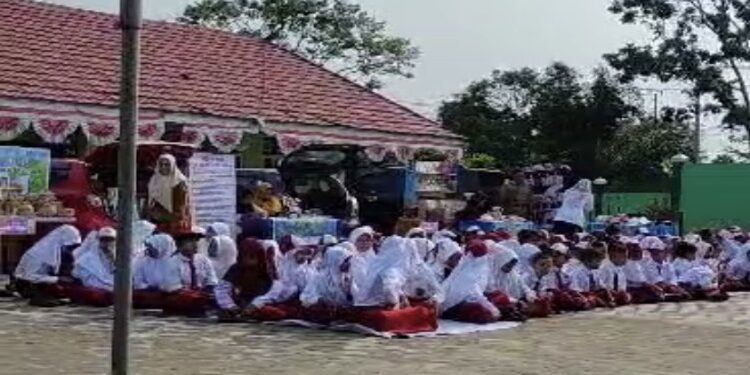 FOTO: DISDIK/MATA KALTENG - Pekan literasi di SDN 5 Pelangsian, 18 Desember 2023.