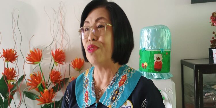 FOTO: MATAKALTENG - Ketua TPPS Kabupaten Gumas, Efrensia LP Umbing.