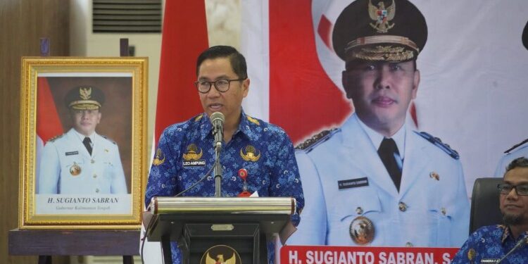 FOTO: MATAKALTENG - Kepala BappedaLitbang Provinsi Kalteng, Leonard S Ampung.