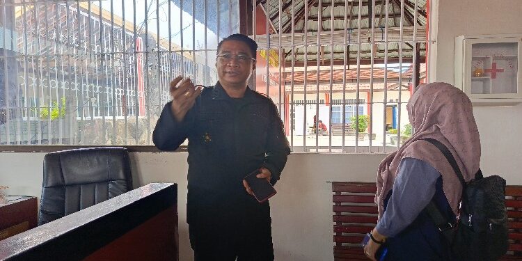 FOTO: MATAKALTENG - Kalapas Kelas IIB Sampit, Meldy Putera.