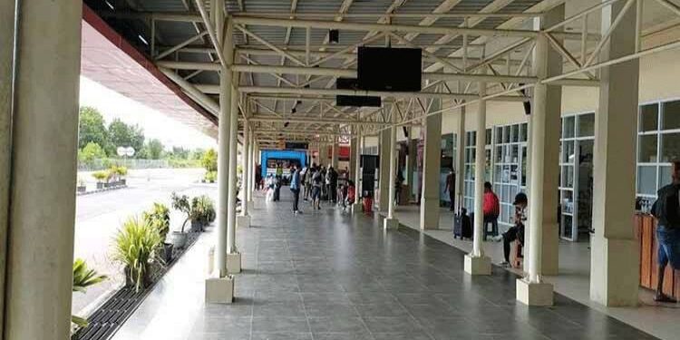 FOTO: IST/MATA KALTENG - Suasana di Bandara H Asan Sampit.