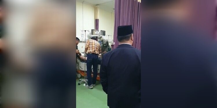 FOTO: IST/MATAKALTENG - Almarhum saat dirawat di RSUD dr Murjani Sampit.
