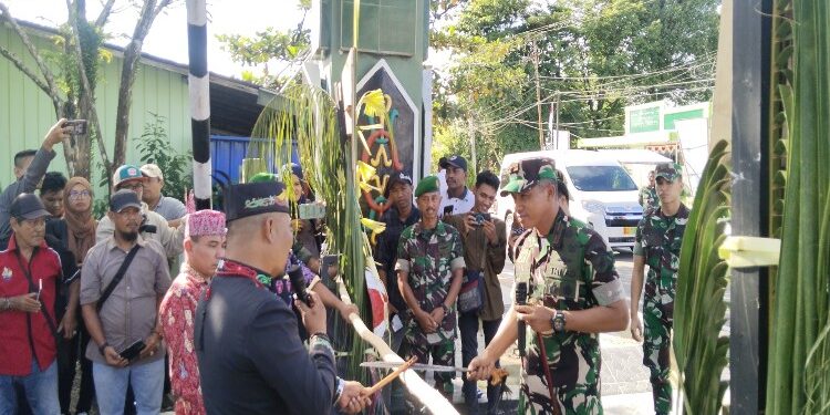 FOTO: AGUS/MATAKALTENG- Komandan Korem 102/PJG, Brigjen TNI Iwan Rosandriyanto, saat melaksanakan kunjungan kerja ke Kodim 1015 Sampit. Rabu, 3 Januari 2024.